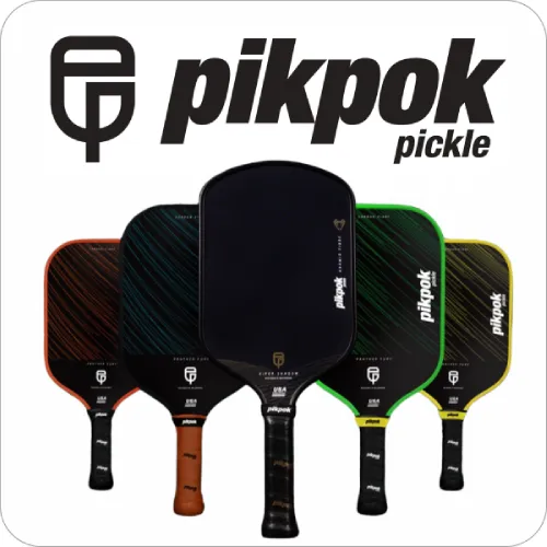 Pikpok Pickle paddles from Melbourne, Australian-designed pickleball paddles.
