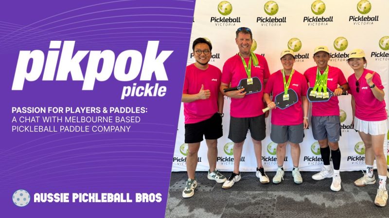 pickleball melbourne paddle makers pikpok pickle with their champion players and paddles