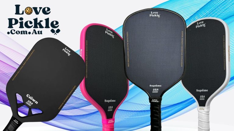 Paddles from Love Pickle, an Australian paddle maker known for innovative designs