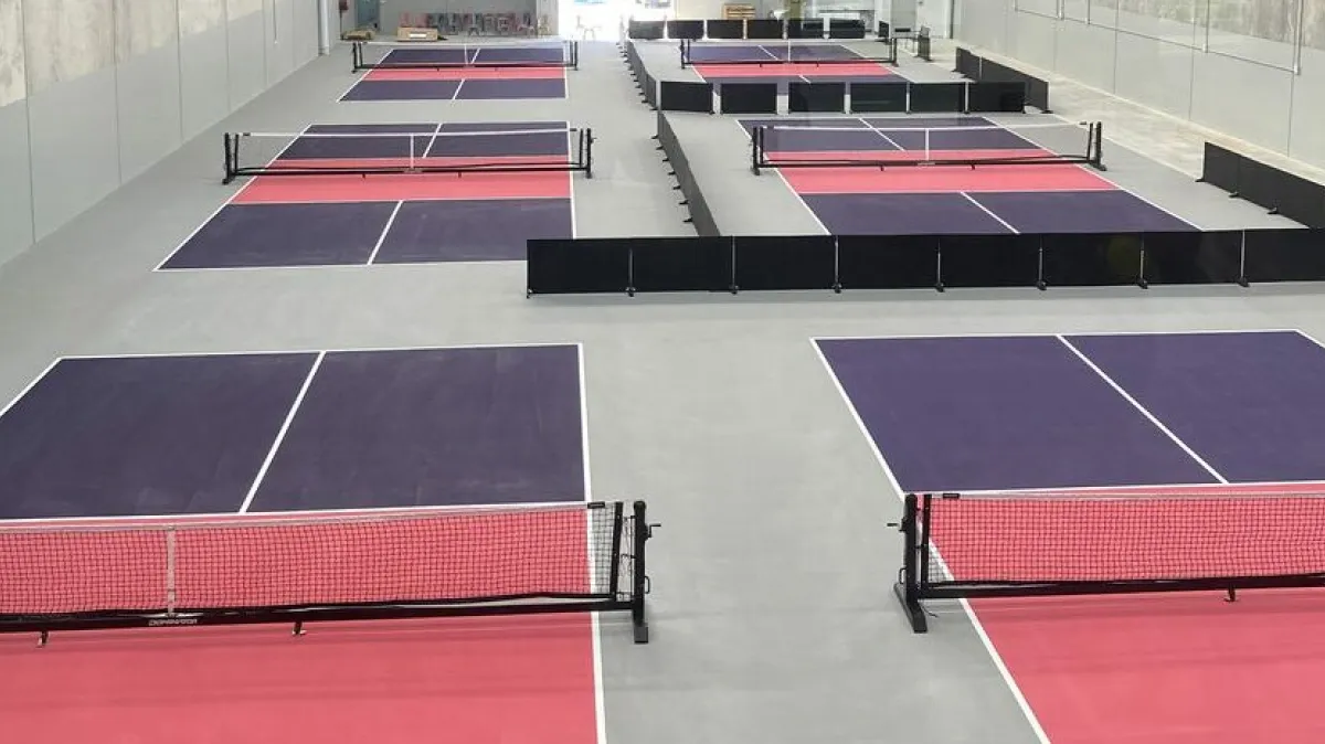 6 Indoor Pickleball Courts at Dinx Pickleball Club in Grovedale, Victoria