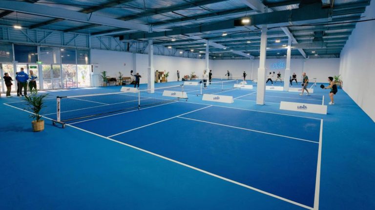 4 Indoor Pickleball Courts at Level Up Pickleball in Wantirna South, Victoria