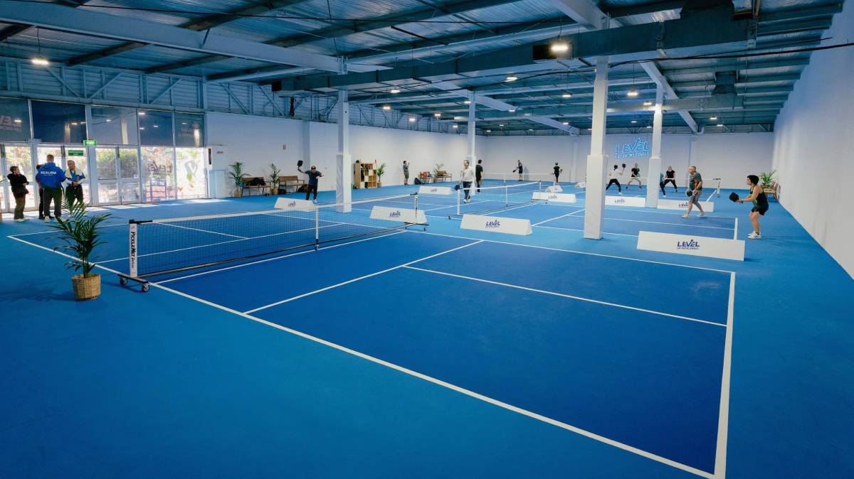 4 Indoor Pickleball Courts at Level Up Pickleball in Wantirna South, Victoria