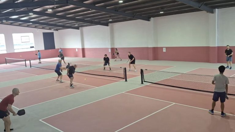 4 Indoor Pickleball Courts at Melbourne Pickleball Club in Moorabbin, Victoria